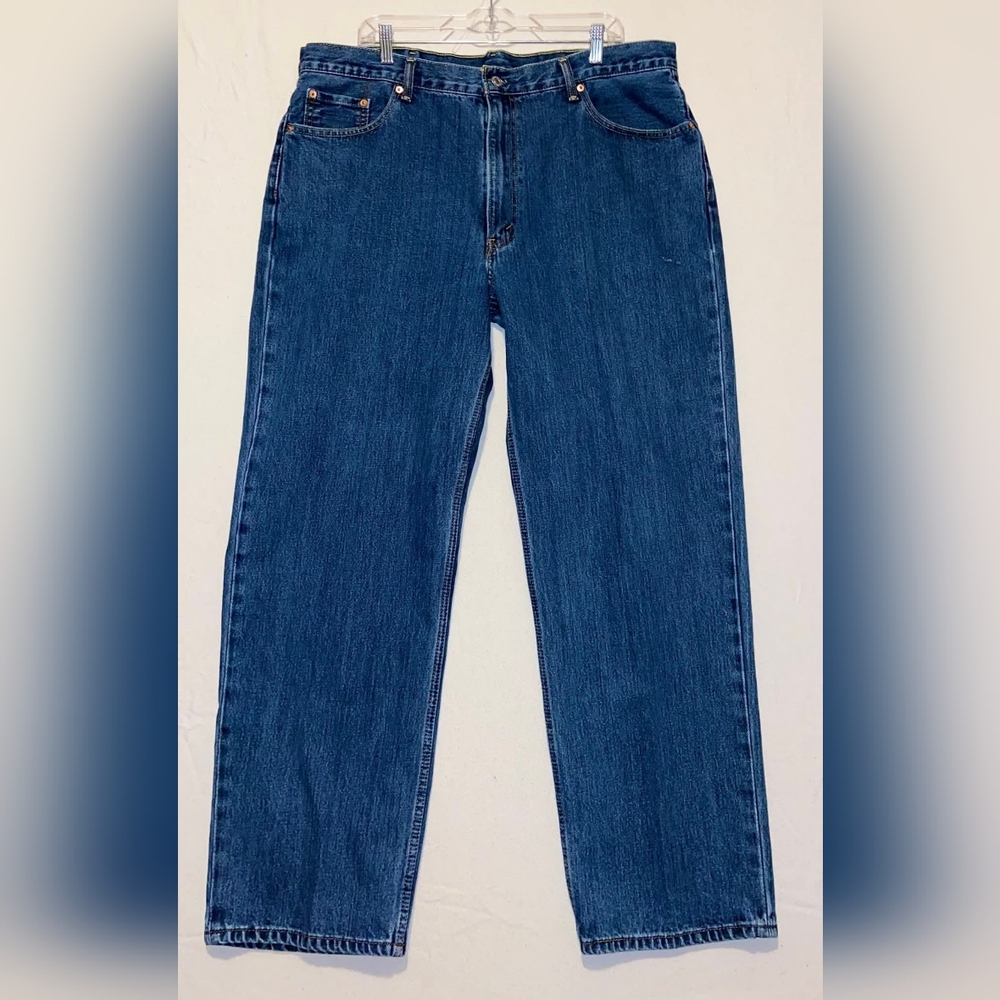 Levi's Men's Straight Blue Jeans 550 - Picture 5 of 8